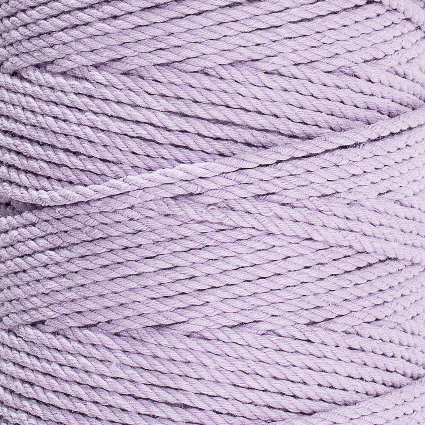 COTTON ROPE ZERO WASTE 2 MM - 3 PLY - LILAC COLOR