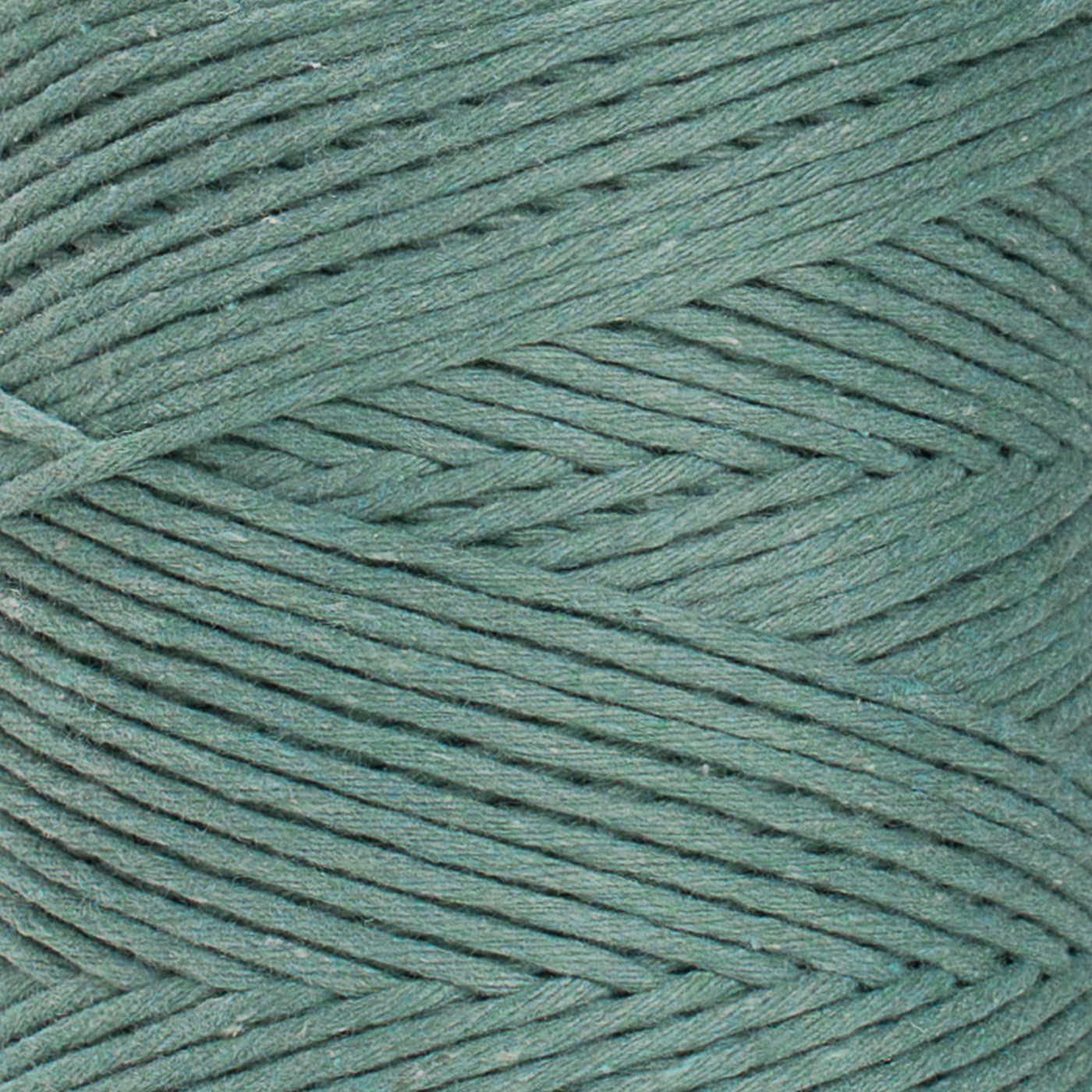 SOFT COTTON CORD ZERO WASTE 2 MM - 1 SINGLE STRAND - JADE COLOR