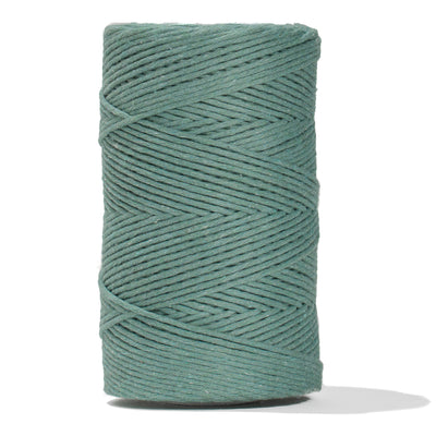 SOFT COTTON CORD ZERO WASTE 2 MM - 1 SINGLE STRAND - JADE COLOR