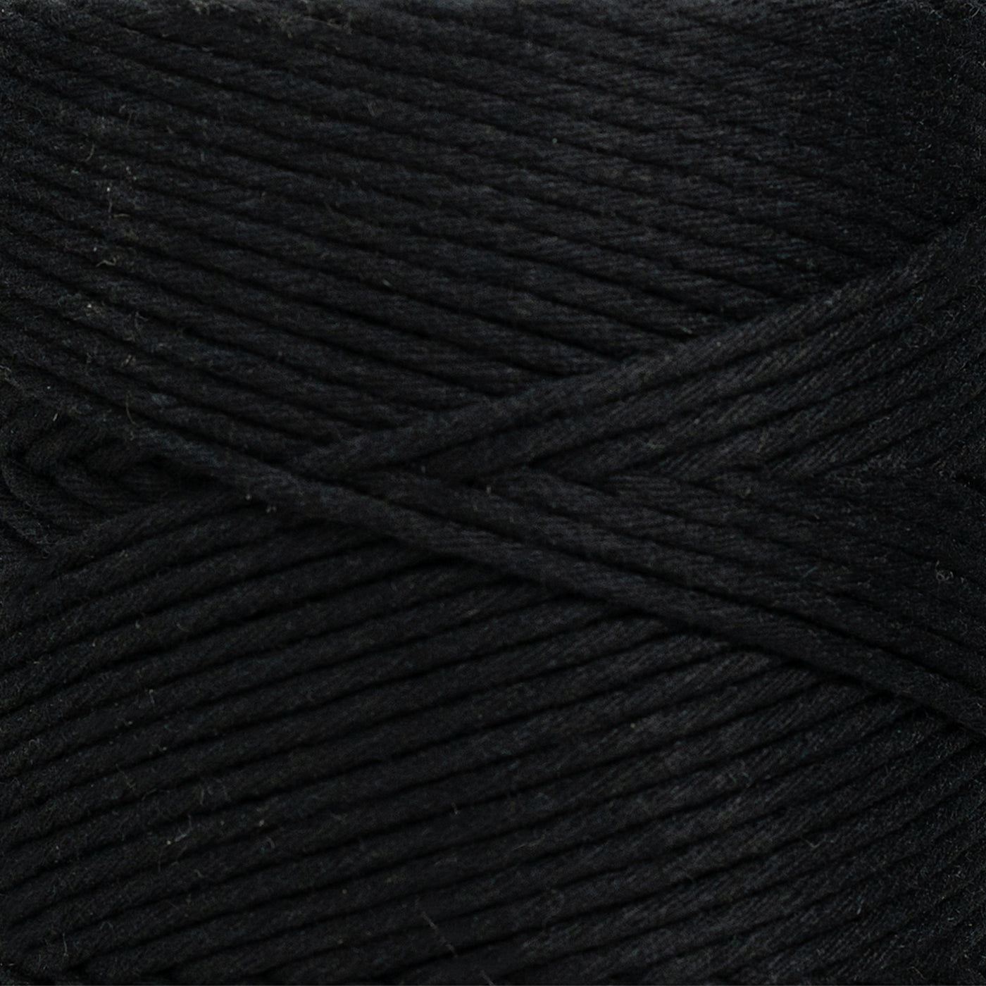 SOFT COTTON CORD ZERO WASTE 2 MM - 1 SINGLE STRAND - BLACK COLOR