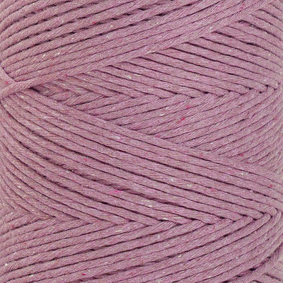 SOFT COTTON CORD ZERO WASTE 2 MM - 1 SINGLE STRAND - PRIMROSE COLOR