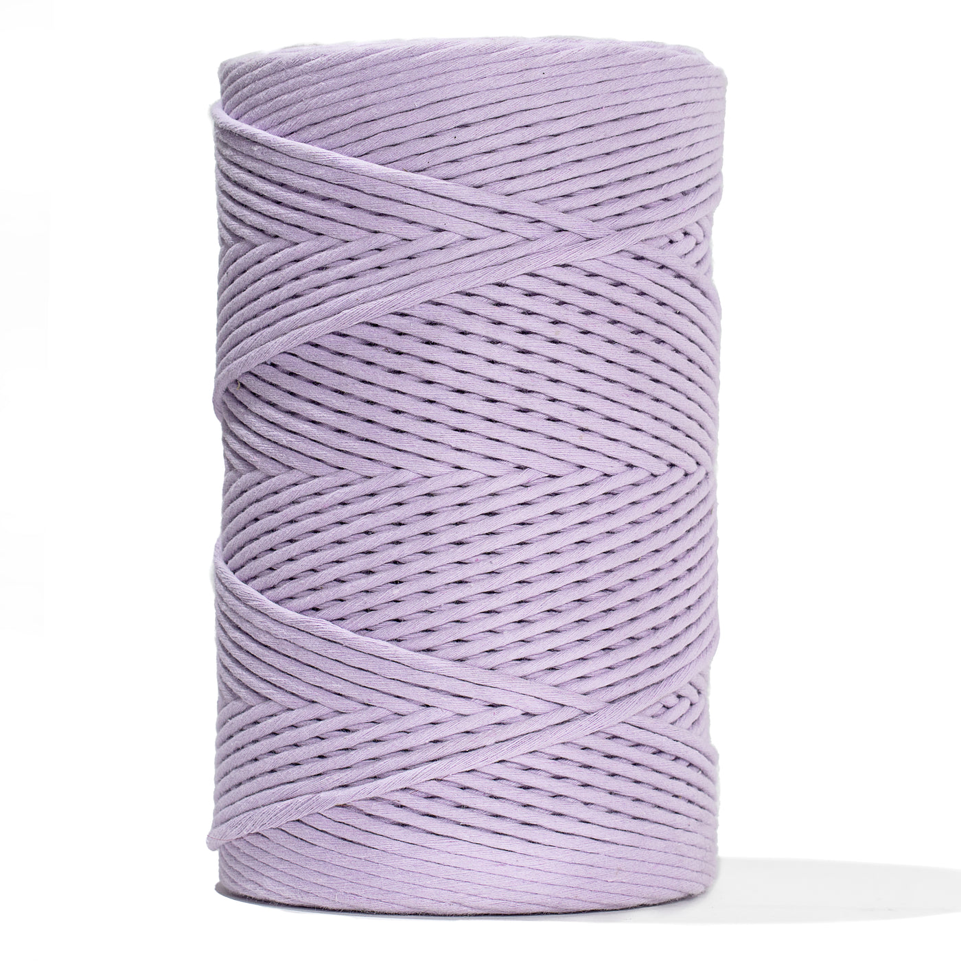 SOFT COTTON CORD ZERO WASTE 4 MM - 1 SINGLE STRAND - LILAC COLOR