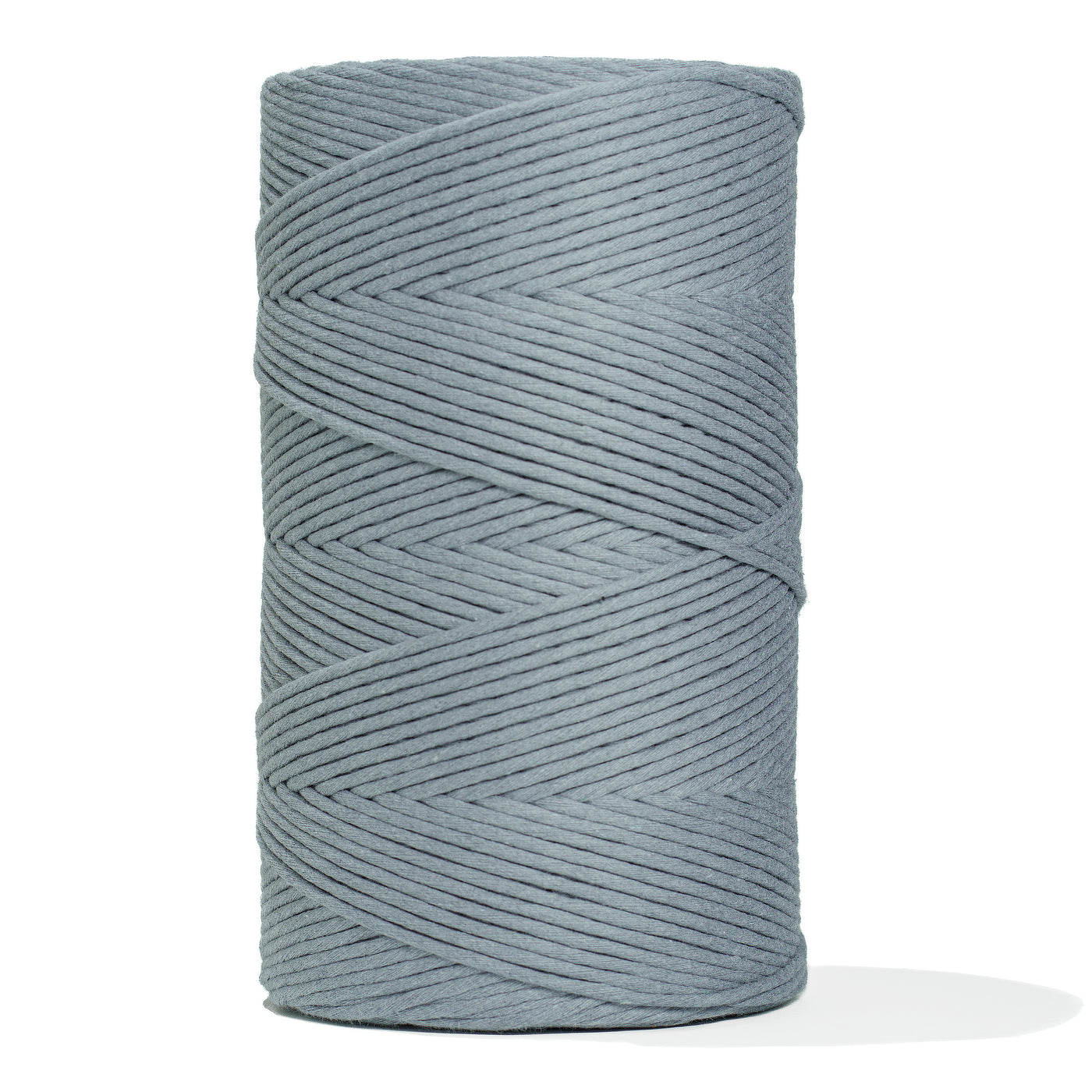 SOFT COTTON CORD ZERO WASTE 4 MM - 1 SINGLE STRAND - CLOUDY BLUE COLOR