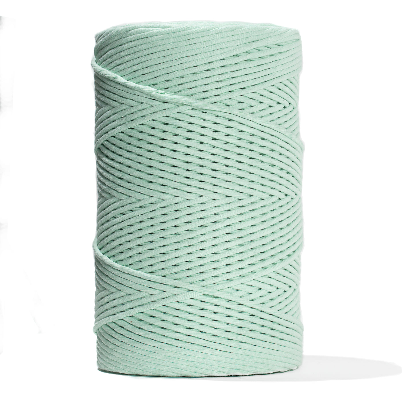 SOFT COTTON CORD ZERO WASTE 4 MM - 1 SINGLE STRAND - MINT COLOR