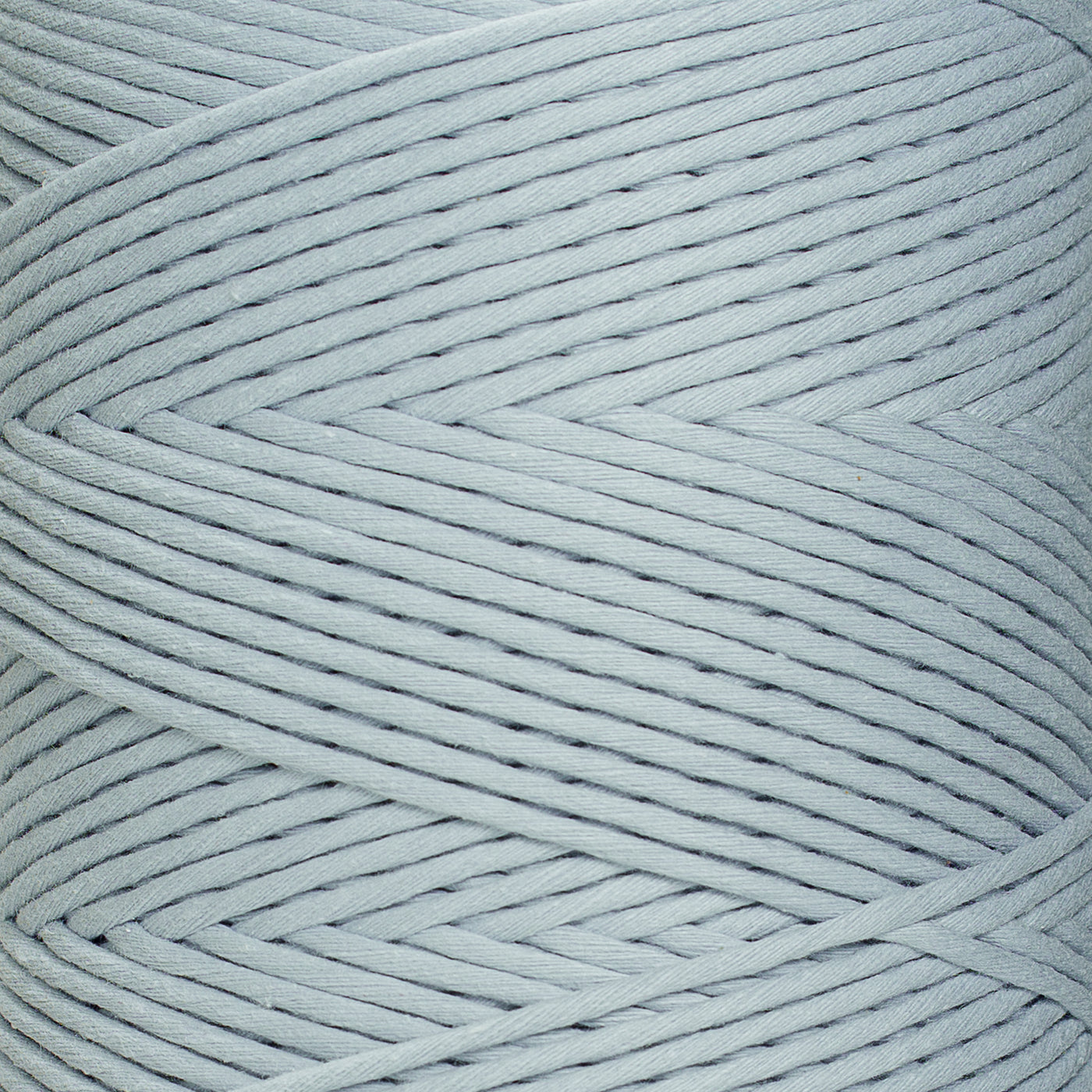 SOFT COTTON CORD ZERO WASTE 4 MM - 1 SINGLE STRAND - ICE BLUE COLOR