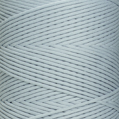 SOFT COTTON CORD ZERO WASTE 4 MM - 1 SINGLE STRAND - ICE BLUE COLOR