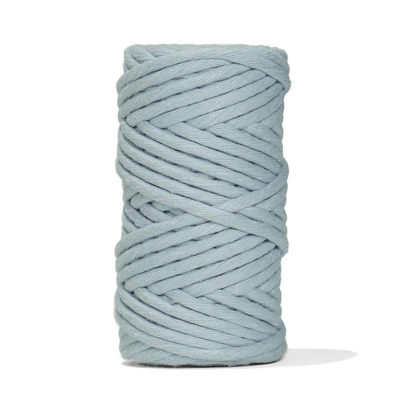 SOFT COTTON CORD ZERO WASTE 4 MM - 1 SINGLE STRAND - ICE BLUE COLOR