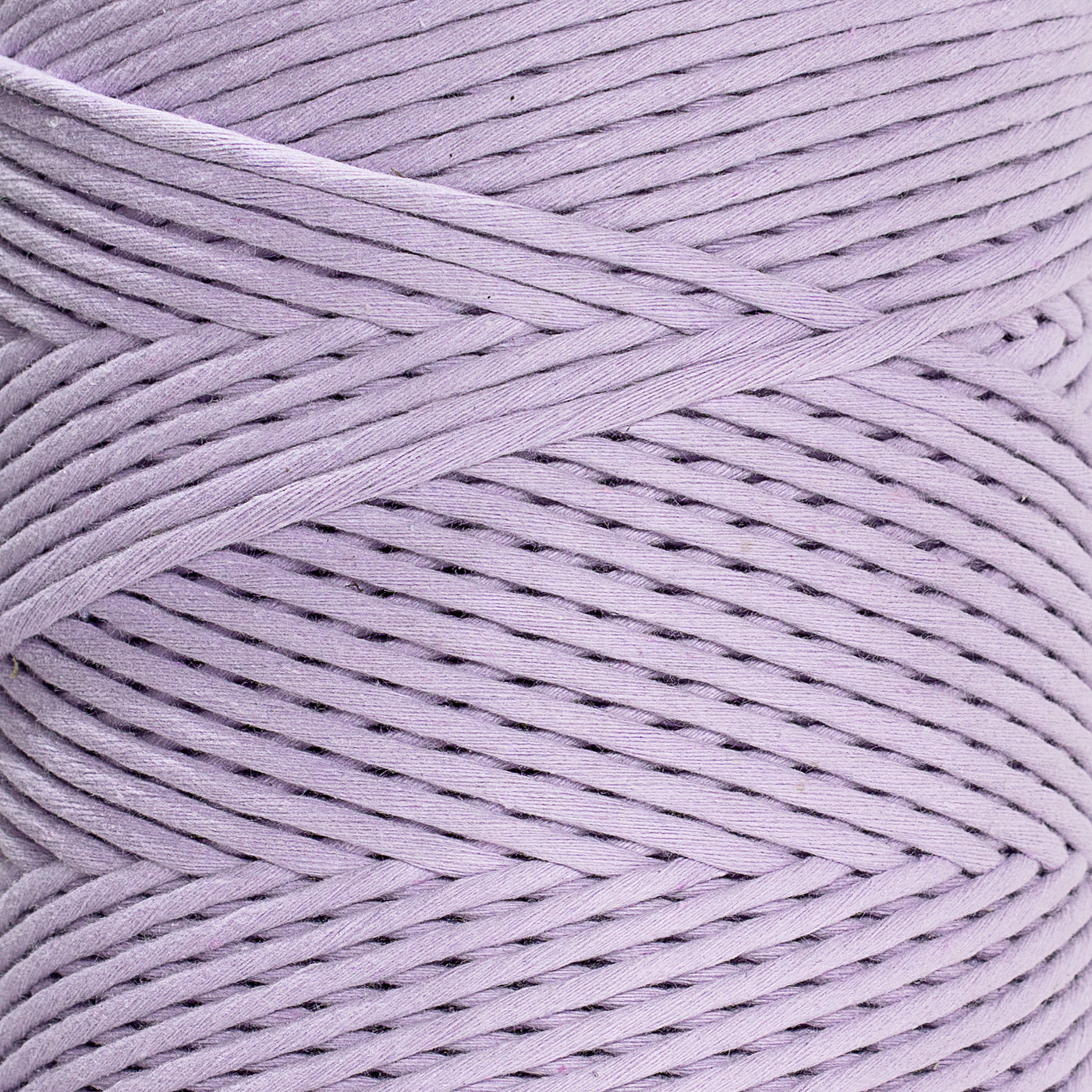 SOFT COTTON CORD ZERO WASTE 4 MM - 1 SINGLE STRAND - LILAC COLOR