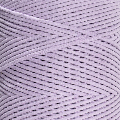 SOFT COTTON CORD ZERO WASTE 4 MM - 1 SINGLE STRAND - LILAC COLOR