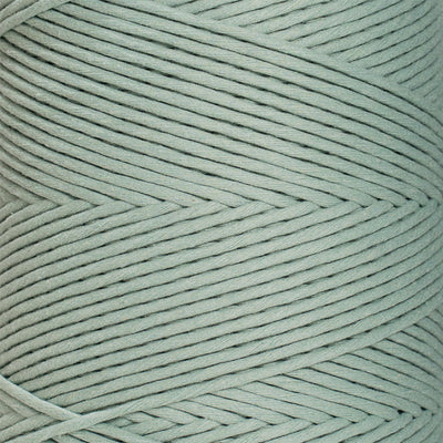 SOFT COTTON CORD ZERO WASTE 4 MM - 1 SINGLE STRAND - AGAVE COLOR