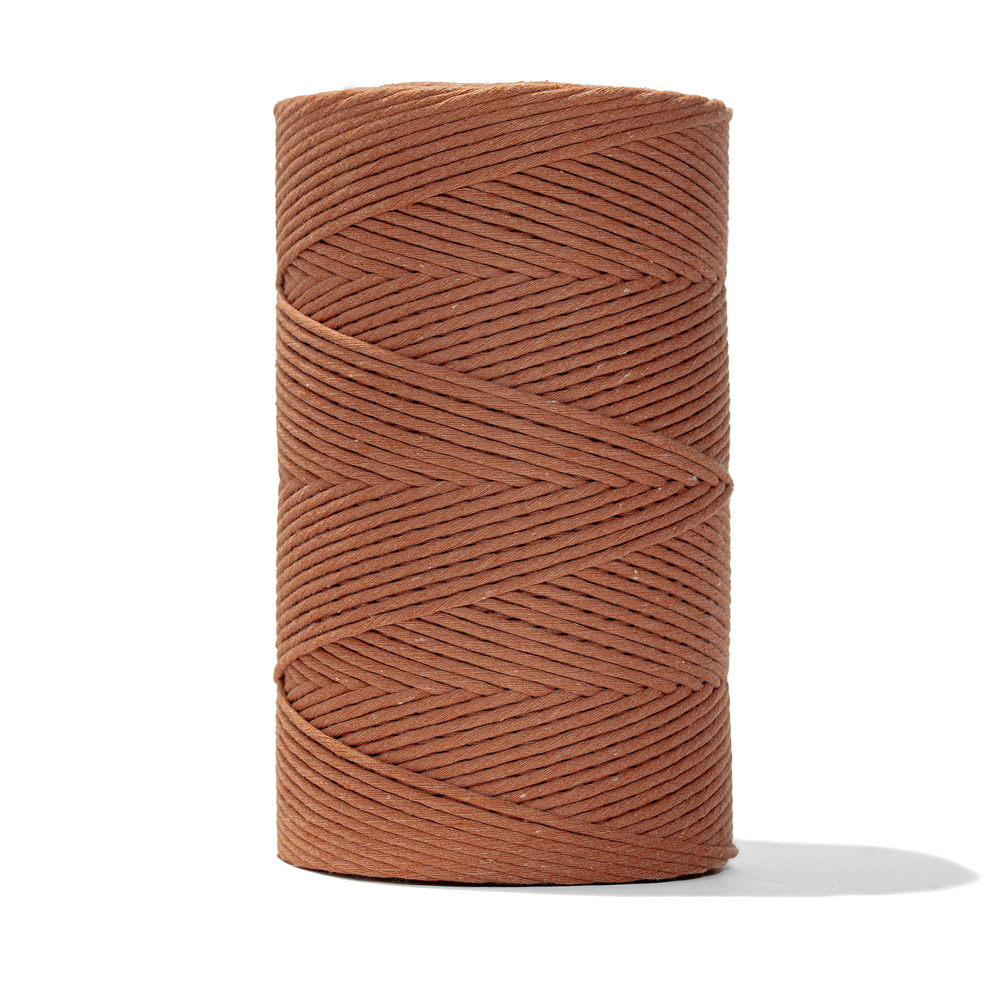 SOFT COTTON CORD ZERO WASTE 4mm - 1 SINGLE STRAND - BRONZE