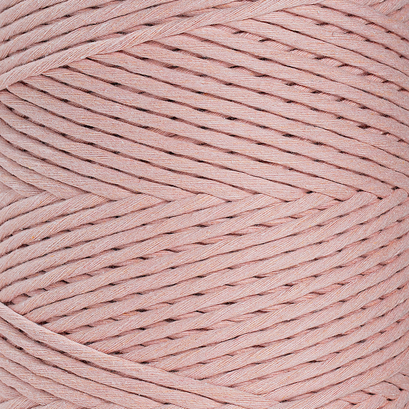 SOFT COTTON CORD ZERO WASTE 4 MM - 1 SINGLE STRAND - BALLET PINK COLOR