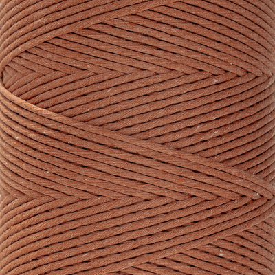 SOFT COTTON CORD ZERO WASTE 4mm - 1 SINGLE STRAND - BRONZE
