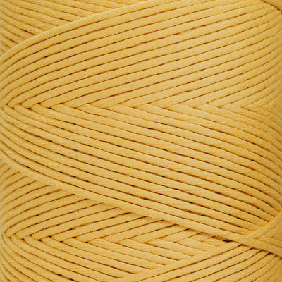 SOFT COTTON CORD ZERO WASTE 4mm - 1 SINGLE STRAND - DANDELION