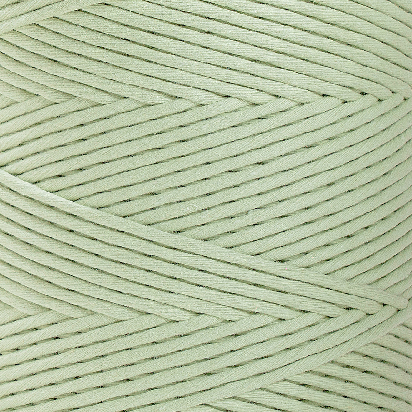 Soft Cotton Cord Zero Waste 4mm Single Strand - Dill Color