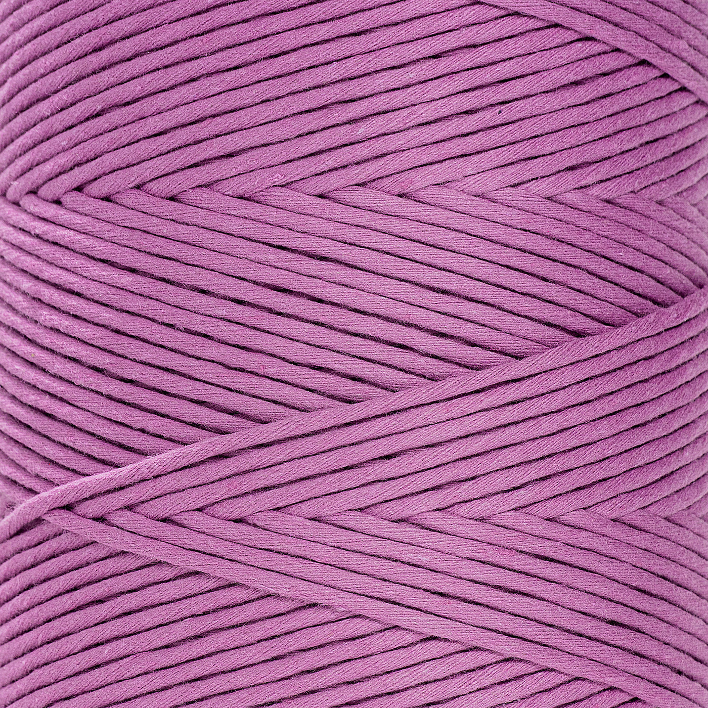 SOFT COTTON CORD ZERO WASTE 4mm - 1 SINGLE STRAND - LILAC PINK
