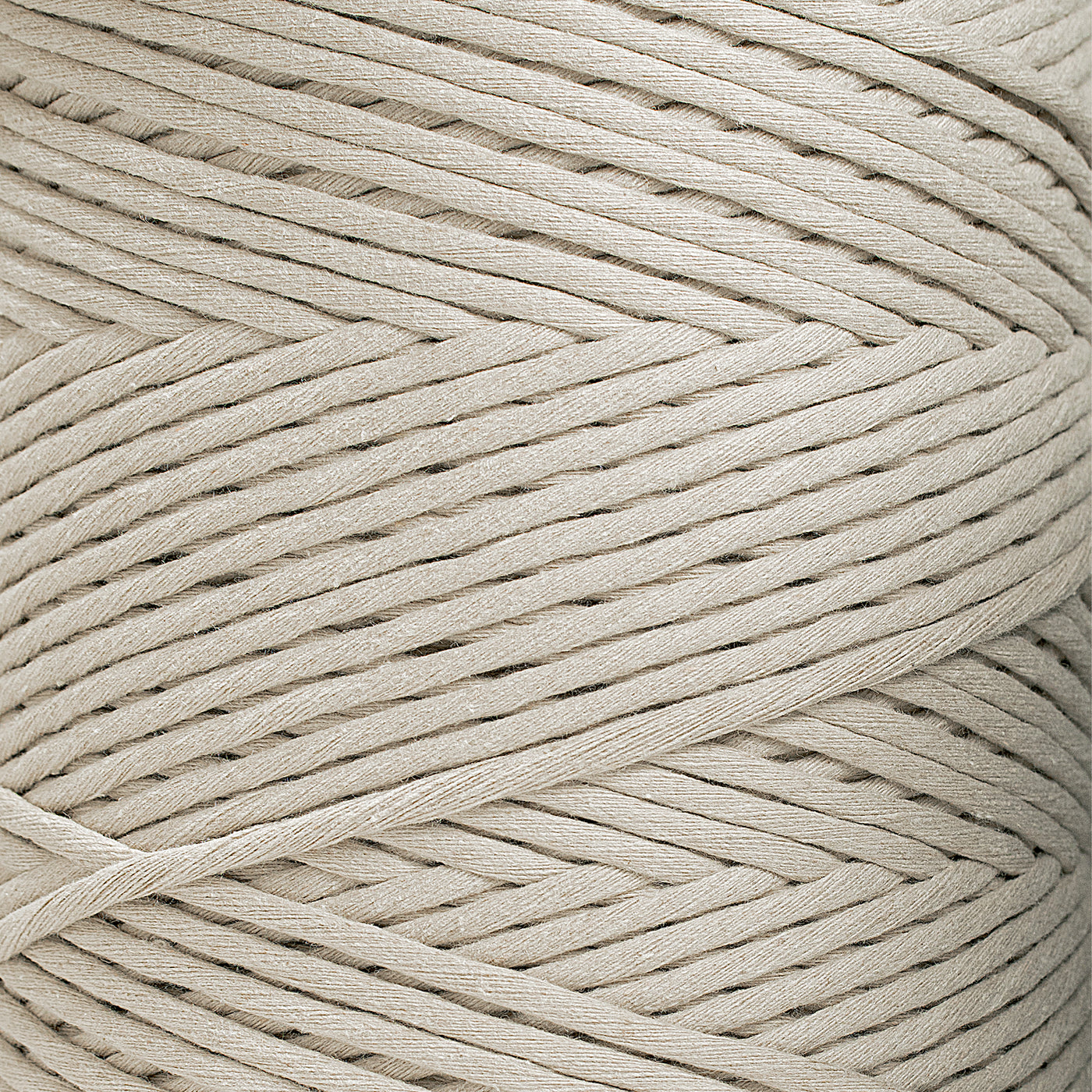 SOFT COTTON CORD ZERO WASTE 4 MM - 1 SINGLE STRAND - MOON COLOR