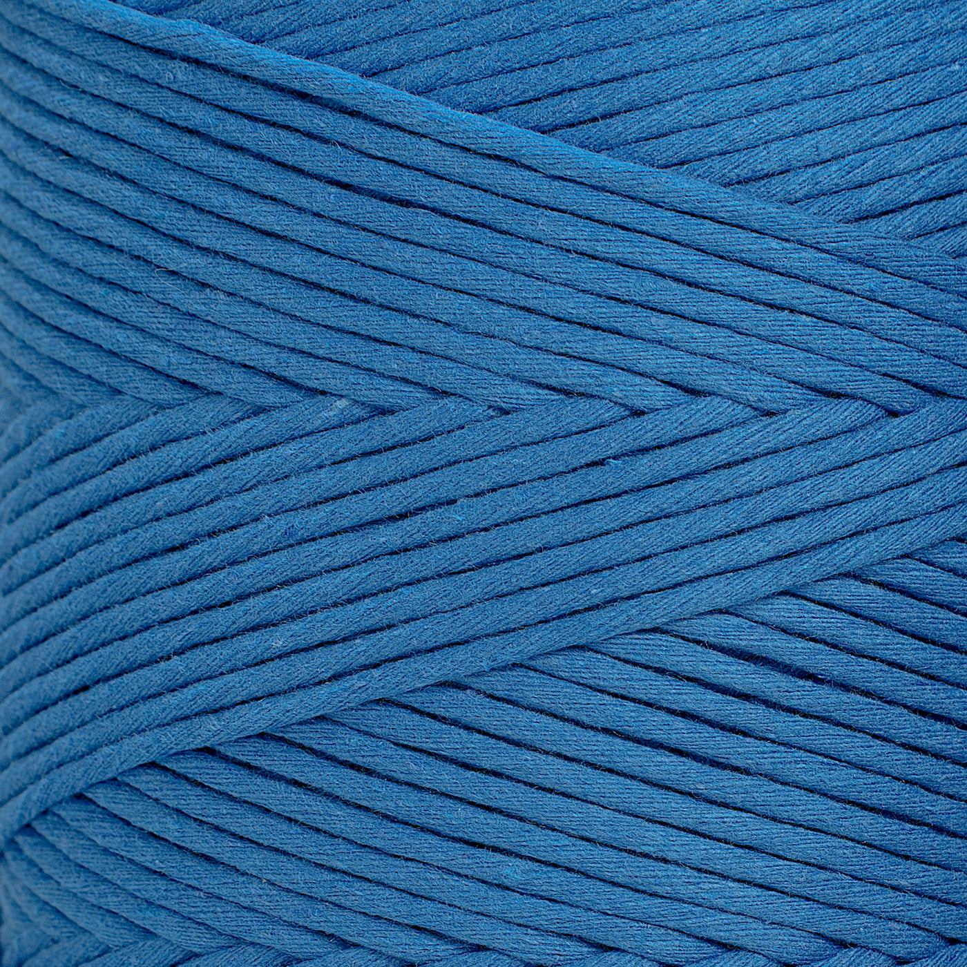 SOFT COTTON CORD ZERO WASTE 4 MM - 1 SINGLE STRAND - ROYAL BLUE COLOR