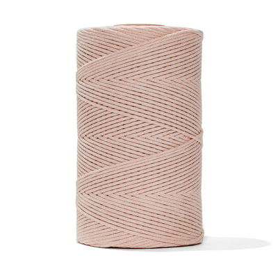 SOFT COTTON CORD ZERO WASTE 4 MM - 1 SINGLE STRAND - MARSHMALLOW COLOR
