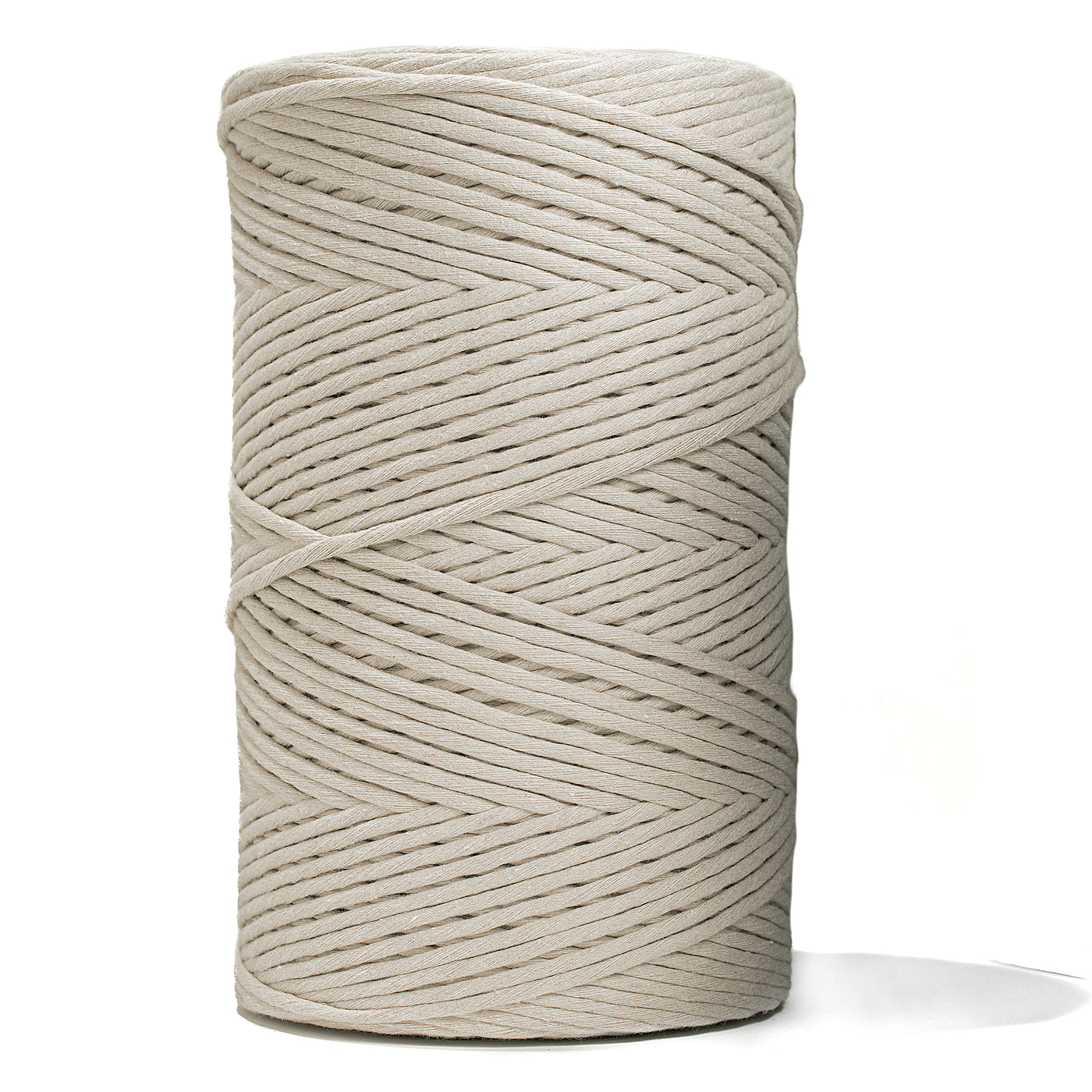 SOFT COTTON CORD ZERO WASTE 4 MM - 1 SINGLE STRAND - MOON COLOR