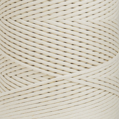 SOFT COTTON CORD ZERO WASTE 4 MM - 1 SINGLE STRAND - OFF WHITE COLOR
