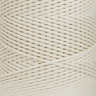 SOFT COTTON CORD ZERO WASTE 4 MM - 1 SINGLE STRAND - OFF WHITE COLOR