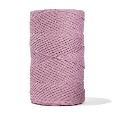 SOFT COTTON CORD ZERO WASTE 4 MM - 1 SINGLE STRAND - PRIMROSE COLOR