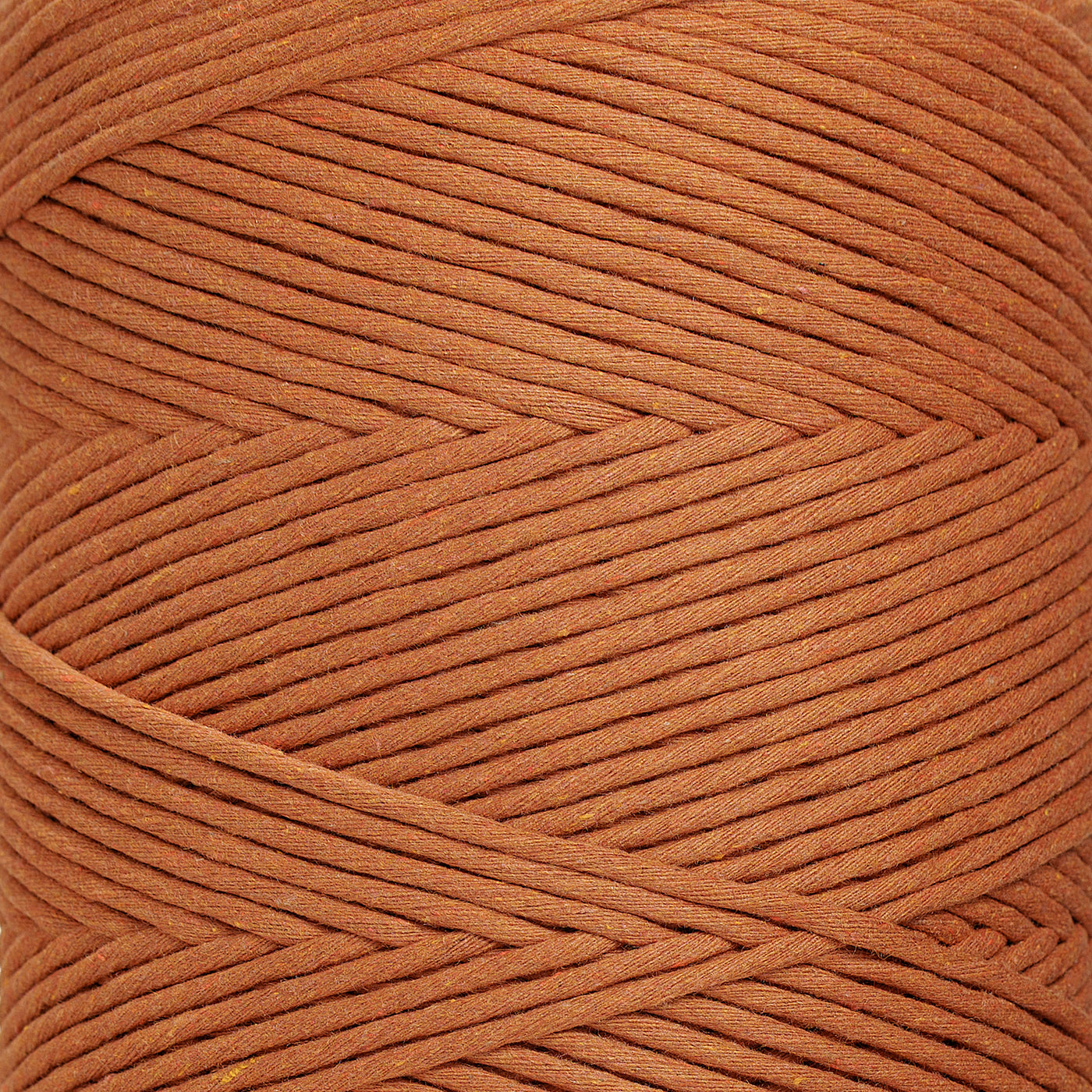 SOFT COTTON CORD ZERO WASTE 4 MM - 1 SINGLE STRAND - COPPER COLOR