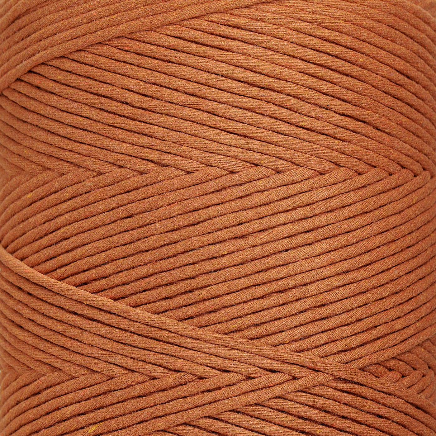 SOFT COTTON CORD ZERO WASTE 4 MM - 1 SINGLE STRAND - COPPER COLOR