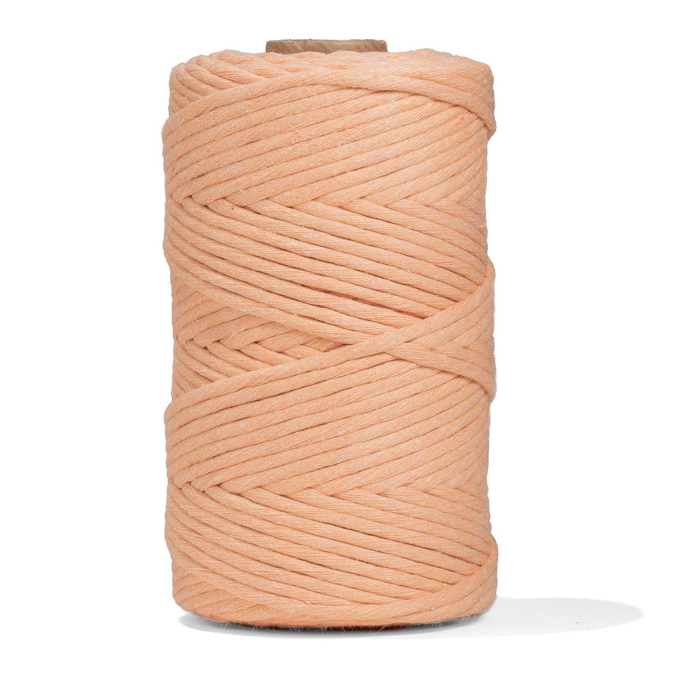 SOFT COTTON CORD ZERO WASTE 4 MM - 1 SINGLE STRAND - MELON COLOR