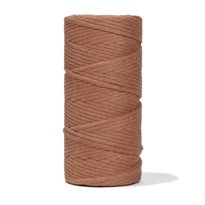 SOFT COTTON CORD ZERO WASTE 4 MM - 1 SINGLE STRAND - CANYON COLOR