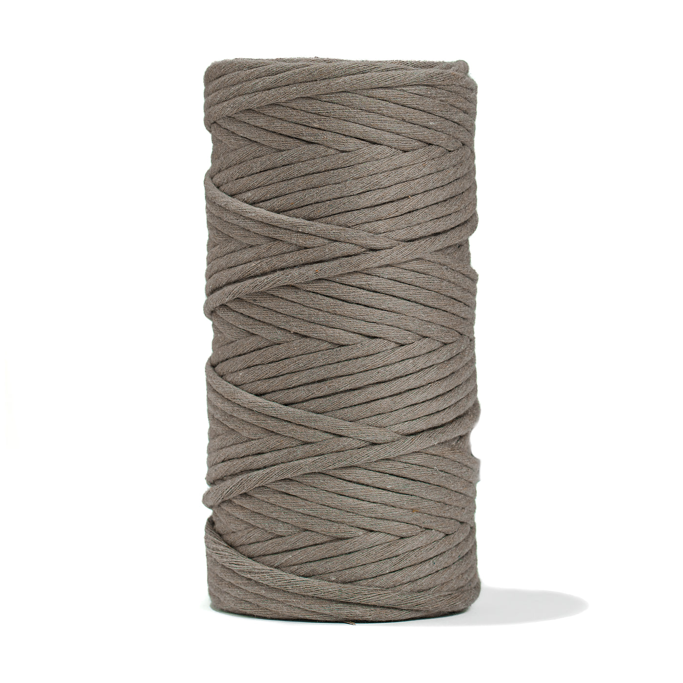 SOFT COTTON CORD ZERO WASTE 4 MM - 1 SINGLE STRAND - CHESTNUT COLOR