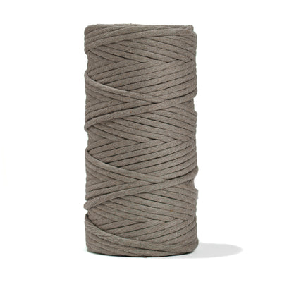 SOFT COTTON CORD ZERO WASTE 4 MM - 1 SINGLE STRAND - CHESTNUT COLOR