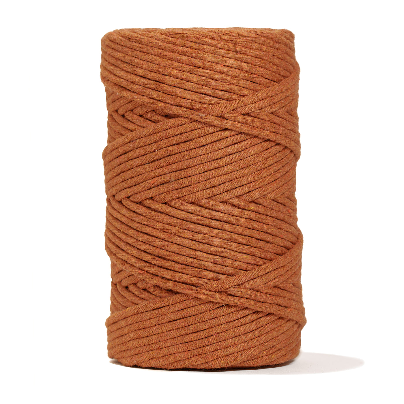 SOFT COTTON CORD ZERO WASTE 4 MM - 1 SINGLE STRAND - COPPER COLOR