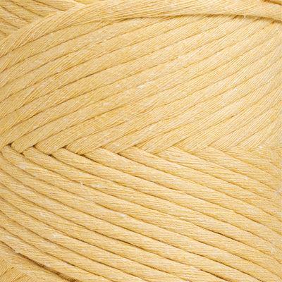 SOFT COTTON CORD ZERO WASTE 4 MM - 1 SINGLE STRAND - VANILLA COLOR