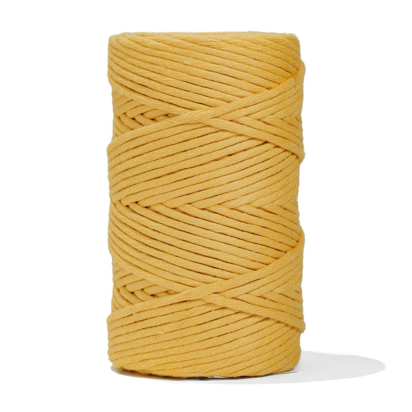 SOFT COTTON CORD ZERO WASTE 4mm - 1 SINGLE STRAND - DANDELION