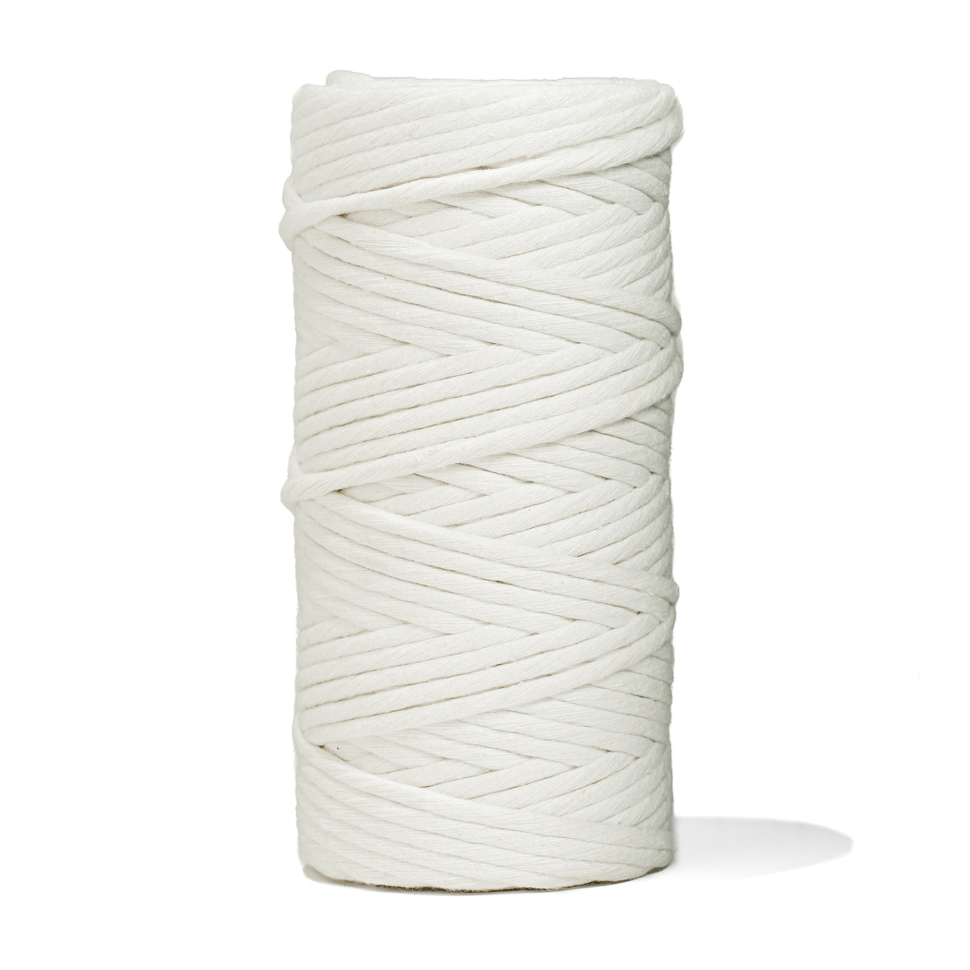 SOFT COTTON CORD ZERO WASTE 4 MM - 1 SINGLE STRAND - IVORY COLOR