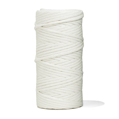 SOFT COTTON CORD ZERO WASTE 4 MM - 1 SINGLE STRAND - IVORY COLOR