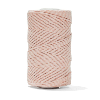 SOFT COTTON CORD ZERO WASTE 4 MM - 1 SINGLE STRAND - MARSHMALLOW COLOR