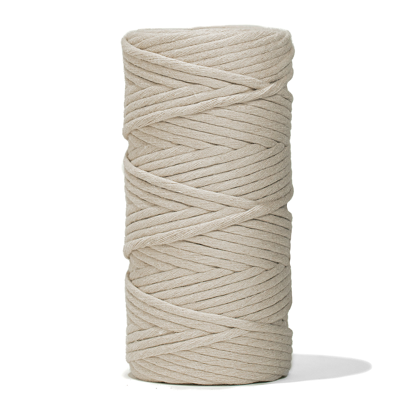 SOFT COTTON CORD ZERO WASTE 4 MM - 1 SINGLE STRAND - MOON COLOR