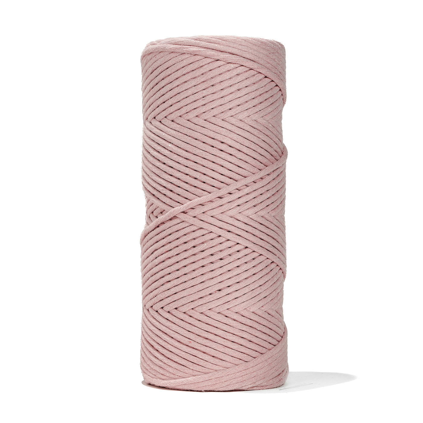 SOFT COTTON CORD ZERO WASTE 4 MM - 1 SINGLE STRAND - BALLET PINK COLOR