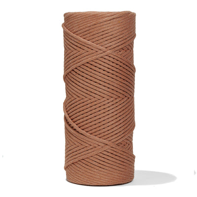SOFT COTTON CORD ZERO WASTE 4 MM - 1 SINGLE STRAND - CANYON COLOR