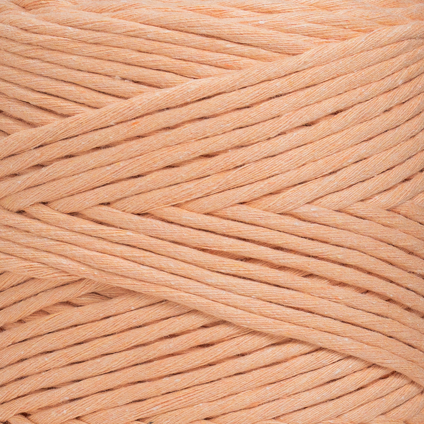 SOFT COTTON CORD ZERO WASTE 4 MM - 1 SINGLE STRAND - NATURAL COLOR