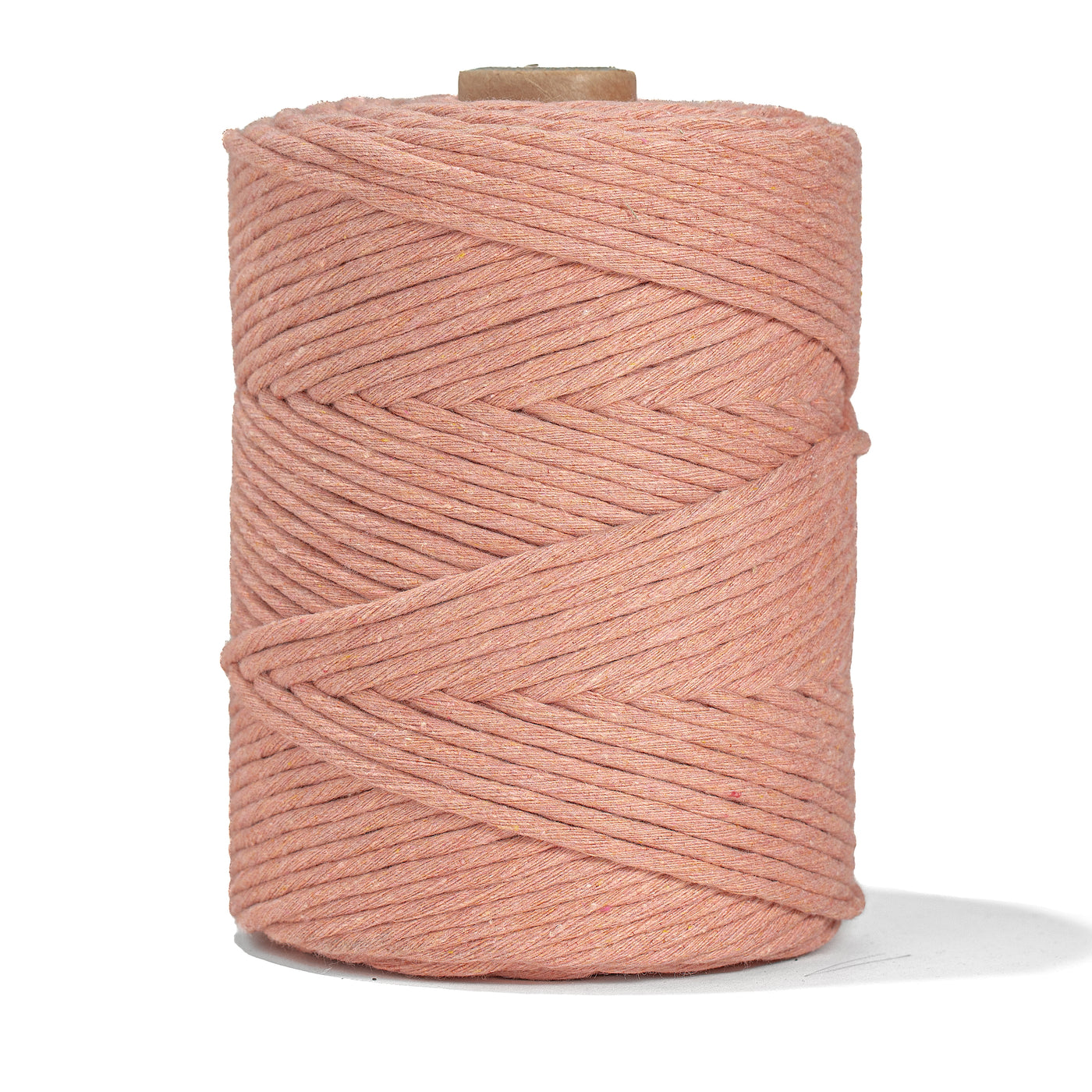 SOFT COTTON CORD ZERO WASTE 4 MM - 1 SINGLE STRAND - DUSTY PINK COLOR