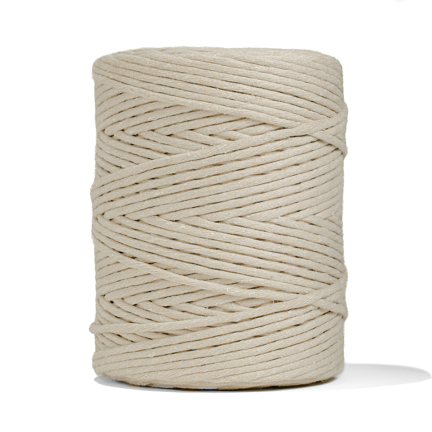 SOFT COTTON CORD ZERO WASTE 4 MM - 1 SINGLE STRAND - OAT COLOR