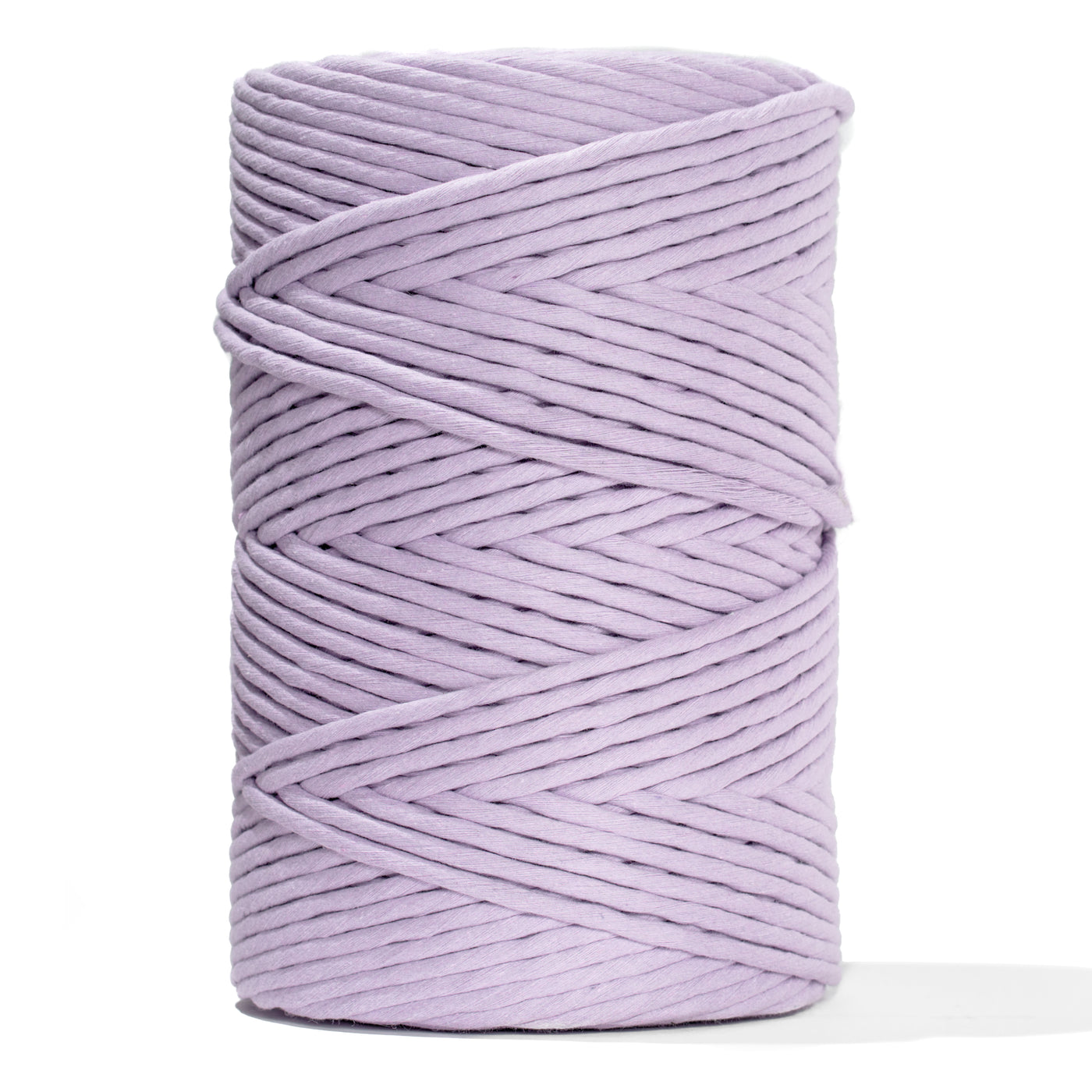 SOFT COTTON CORD ZERO WASTE 6 MM - 1 SINGLE STRAND -  LILAC COLOR