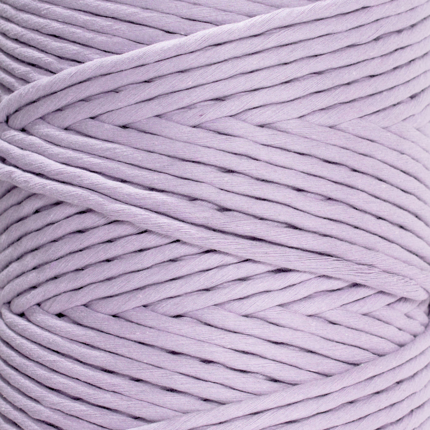 SOFT COTTON CORD ZERO WASTE 6 MM - 1 SINGLE STRAND -  LILAC COLOR