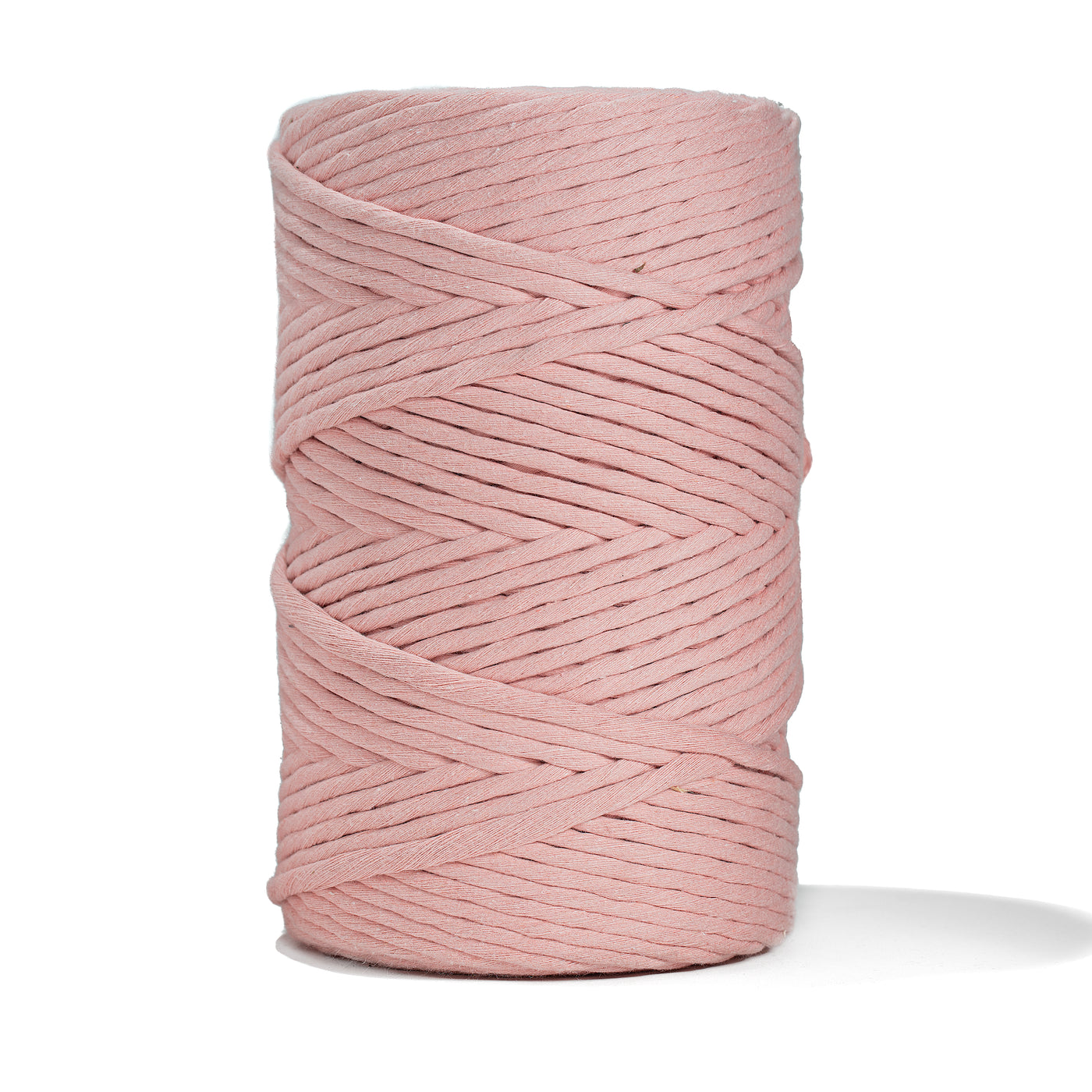 SOFT COTTON CORD ZERO WASTE 6 MM - 1 SINGLE STRAND - BALLET PINK COLOR