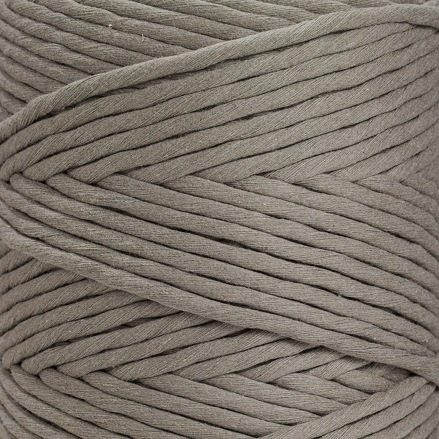 SOFT COTTON CORD ZERO WASTE 6 MM - 1 SINGLE STRAND - CHESTNUT COLOR