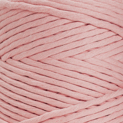 SOFT COTTON CORD ZERO WASTE 6 MM - 1 SINGLE STRAND - PALE PINK COLOR